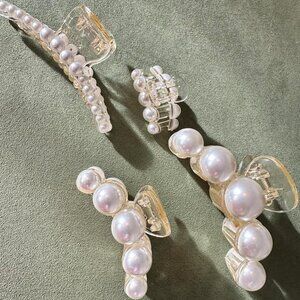 4 Size Large Meduim Small Hair Claw Strong Hold Big Banana Jaw Clip Barrettes